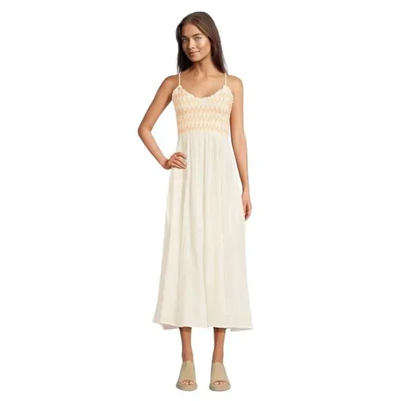 Free People | Dresses | Nwt Free People Sweet Nothings Cream Midi Dress |  Poshmark